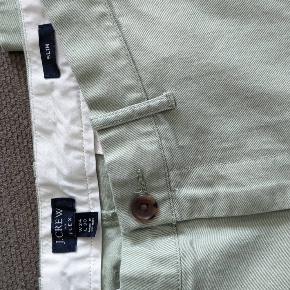 J. Crew Factory Chinos (Sage Green)